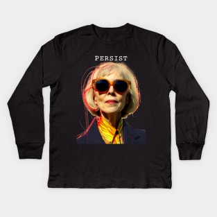 E. Jean Carroll 2: Persist Kids Long Sleeve T-Shirt